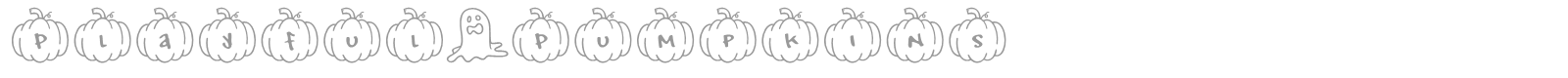 Playful Pumpkins font preview